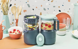 Aparat de călcat cu abur 6 luni+, 4 în 1 Nutribaby din sticlă