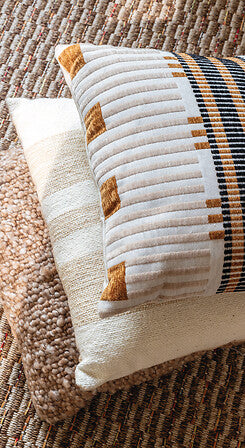 Pernă decorativă Atmosphera Volna, 45x45 cm, efect de valuri