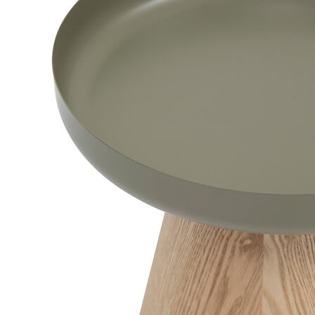 Masă laterală Atmosphera Hercyna, MDF, Ø40 cm