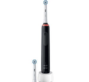 Periuță de dinți electrică Oral-B, Pro 3 3000 Sensitive Clean, alb-negru