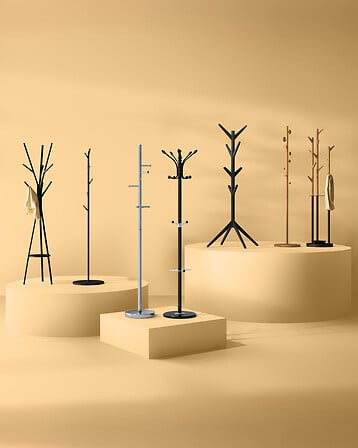 Закачалка за дрехи и чадъри 5five, Метал, 12 куки