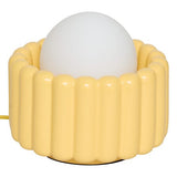 Aplică de perete Atmosphera Lotta, ceramică, galben, 23 cm