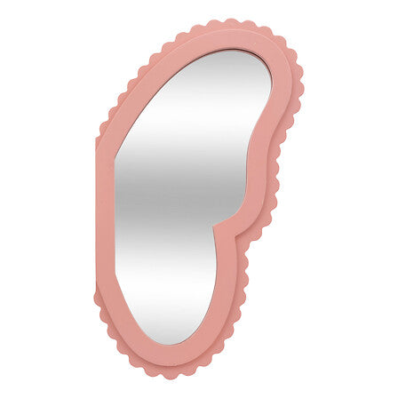 Set de 2 oglinzi fluture Anna, MDF, roz