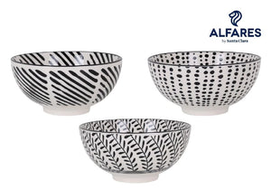 Set de boluri japoneze LA MEDITERRANEA Nomi, 16x7 cm, Porțelan, 6 buc.