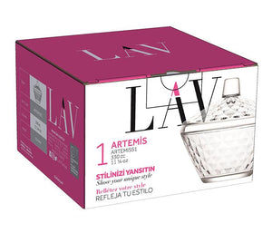 Zahărniță din sticlă cu capac LAV Artemis Ø12