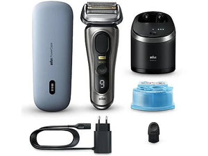 Aparat de ras Braun Series 9 Pro+ 9575cc, umed și uscat, gri/negru