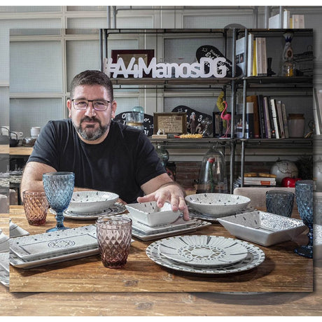 Farfurie LA MEDITERRANEA Baroc, 25cm, portelan