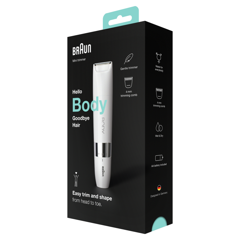 Braun BS1000 Trimmer pentru tot corpul, alb