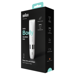 Braun BS1000 Trimmer pentru tot corpul, alb
