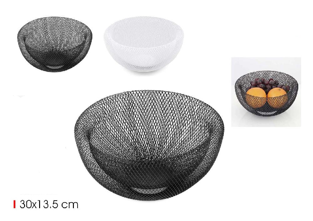 Bol pentru fructe Confortime, 30 cm, Metal, 2 culori