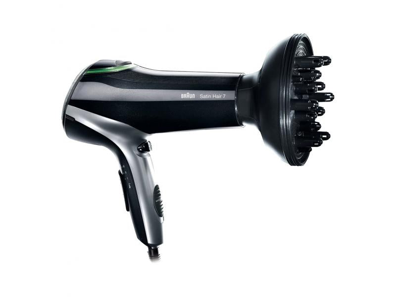 Uscător de păr Braun Satin Hair HD710, 2200W, Negru