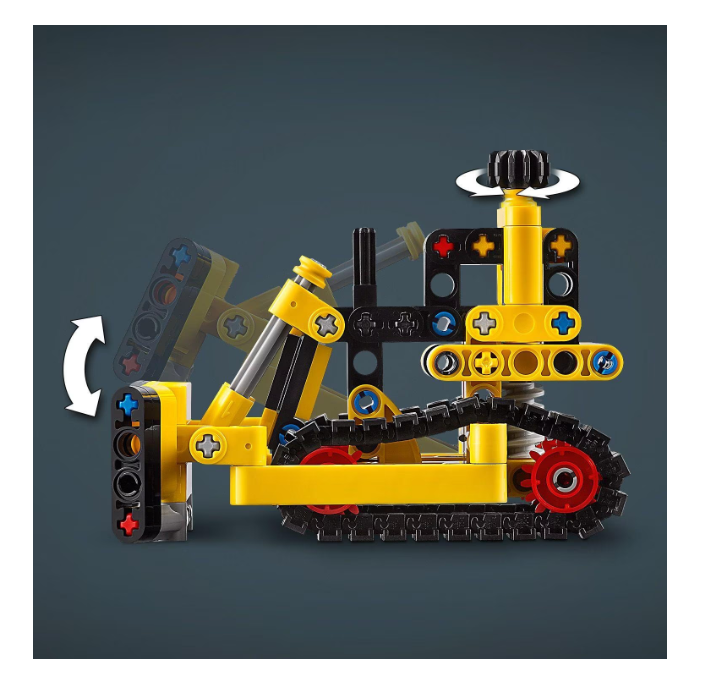 LEGO® Technic - Buldozer de mare tonaj 42163, 195 de piese