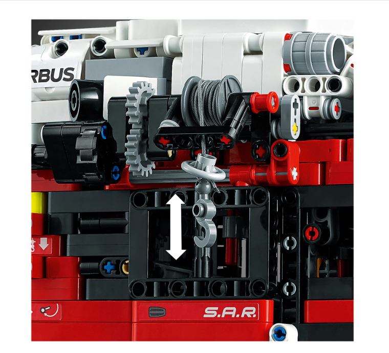 LEGO® Technic - Elicopter de salvare Airbus H175 42145, 2001 piese