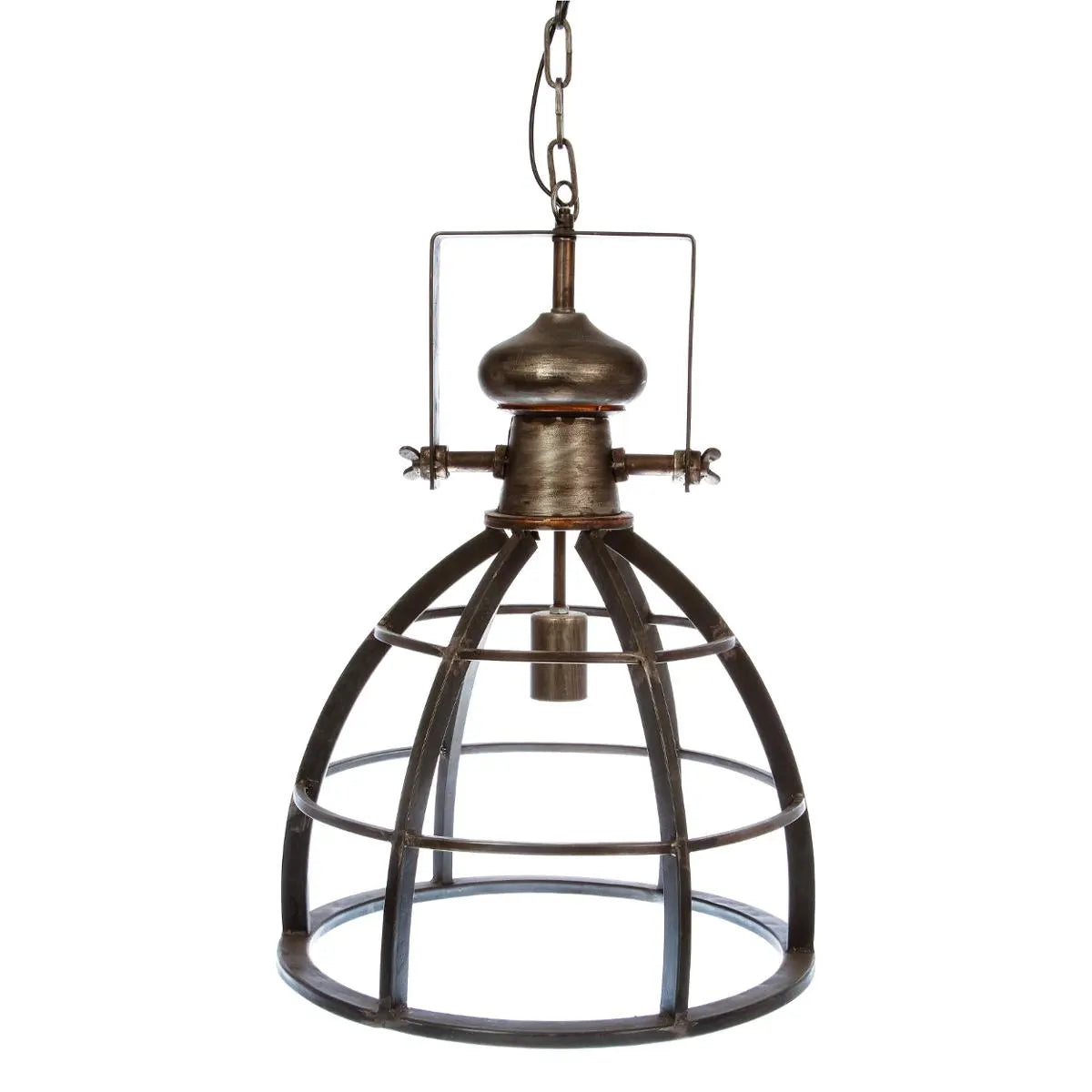 Lampă suspendată Atmosphera Niko, 40 cm, Metal, Negru