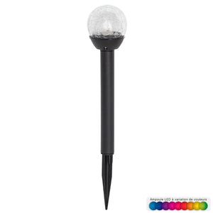 Lampă solară Atmosphera Carry, 32 cm, Neagră