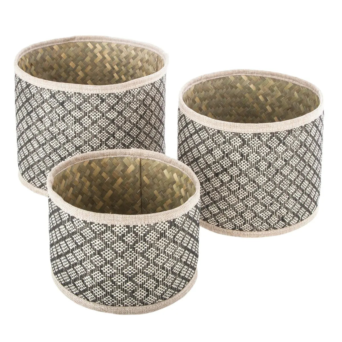 Set coșuri pliabile Atmosphera Aziz, 20/22/24 cm, 3 buc.