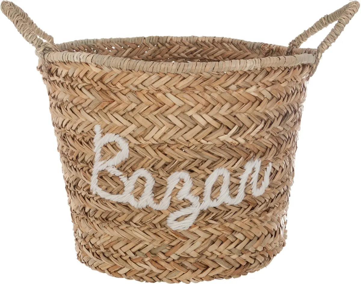 Coș de depozitare pliabil Atmosphera Bazar, 41cm, stuf