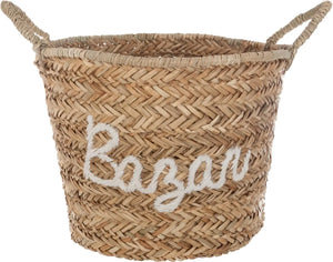 Coș de depozitare pliabil Atmosphera Bazar, 41cm, stuf