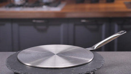 Adaptor pentru plită cu inducție Genius Ideas, 23,5 cm, oțel inoxidabil