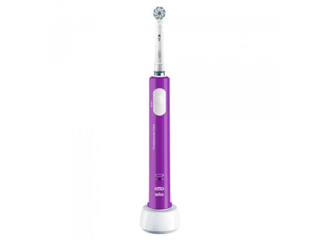 Periuță de dinți electrică Oral-B Pro 400 Junior, albă și violetă
