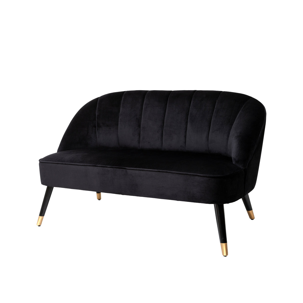 Canapea Atmosphera Naova cu două locuri, Velur, 126x71x72 cm