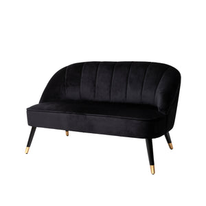 Canapea Atmosphera Naova cu două locuri, Velur, 126x71x72 cm