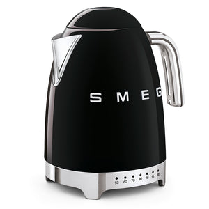 Fierbător electric Smeg KLF04BLEU Schwarz, stil anii 50, 2400 W, 1,7 l, negru