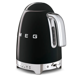 Fierbător electric Smeg KLF04BLEU Schwarz, stil anii 50, 2400 W, 1,7 l, negru