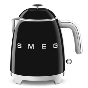 Mini fierbător electric SMEG KLF05BLEU, stil anii '50, 1400 W, 800 ml, negru