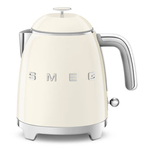 Mini fierbător electric SMEG KLF05CREU, stil anii '50, 1400 W, 800 ml, cremă