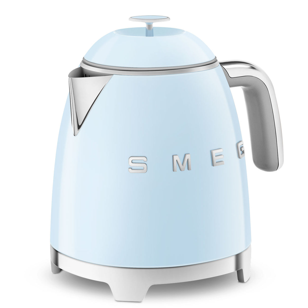 Fierbător electric mini SMEG KLF05PBEU, stil anii '50, 1400 W, 800 ml, /Albastru pastel