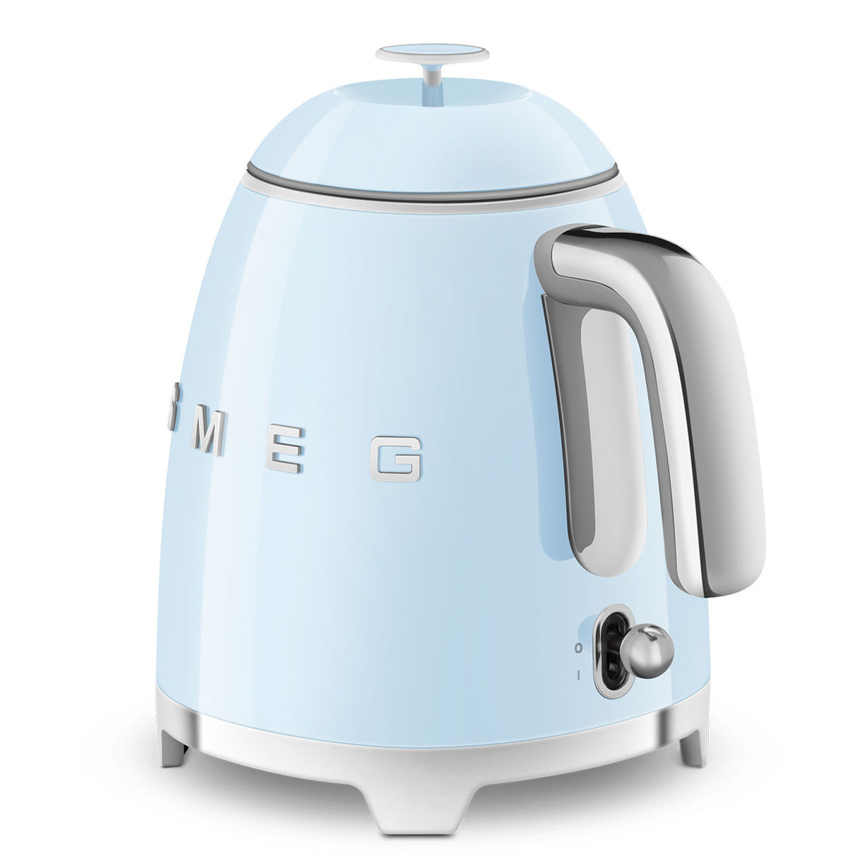 Fierbător electric mini SMEG KLF05PBEU, stil anii '50, 1400 W, 800 ml, /Albastru pastel
