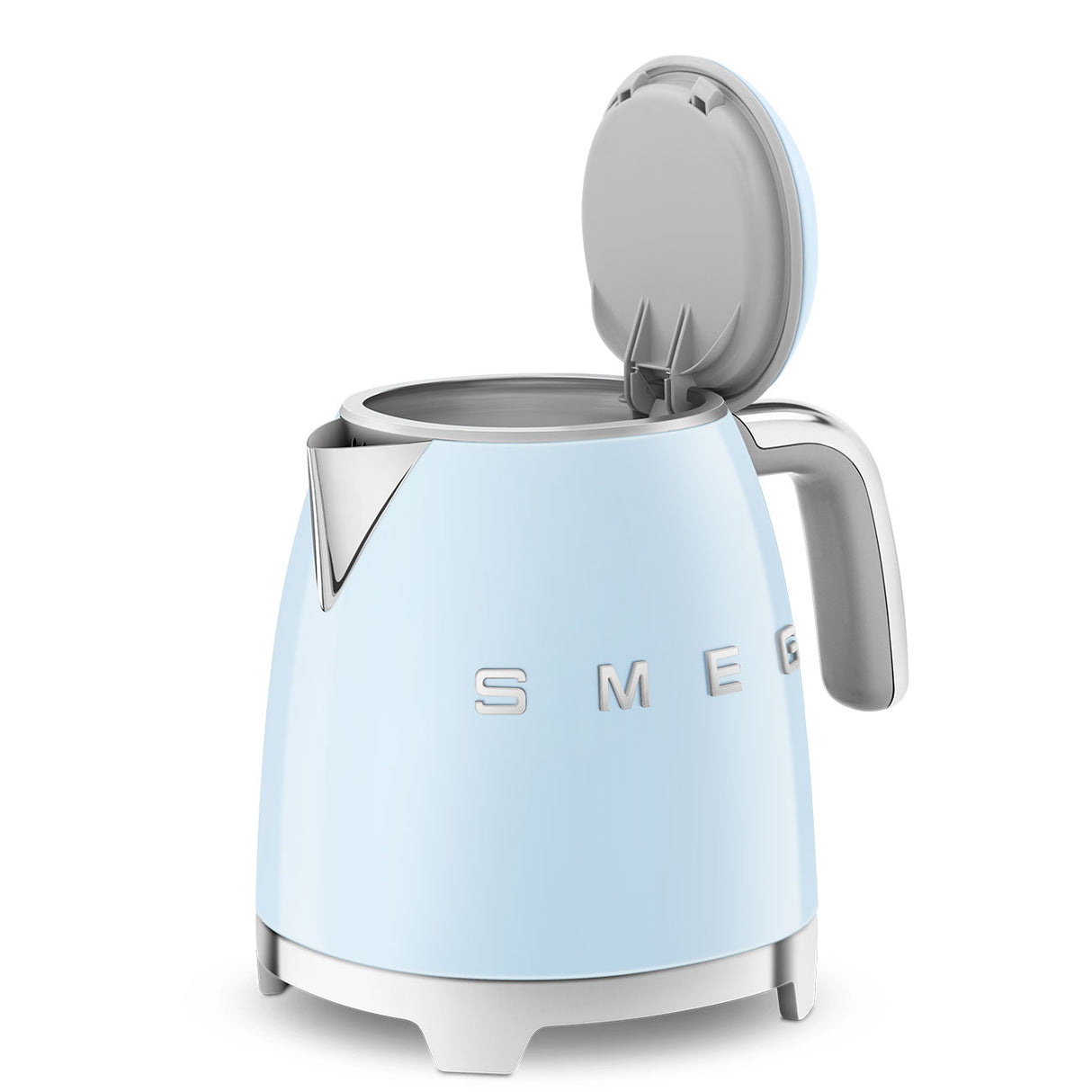 Fierbător electric mini SMEG KLF05PBEU, stil anii '50, 1400 W, 800 ml, /Albastru pastel