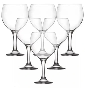 Set pahare pentru vin roșu LAV Misket, 330 ml, 6 buc