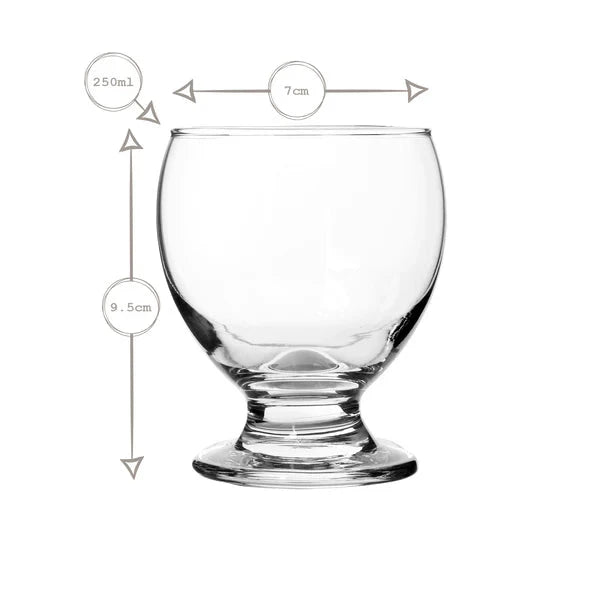 Set de pahare LAV Teo pentru suc, 250 ml, 6 buc.