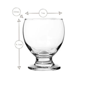 Set de pahare LAV Teo pentru suc, 250 ml, 6 buc.