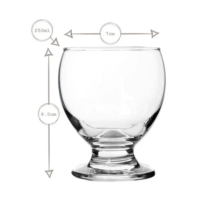 Set de pahare LAV Teo pentru suc, 250 ml, 6 buc.