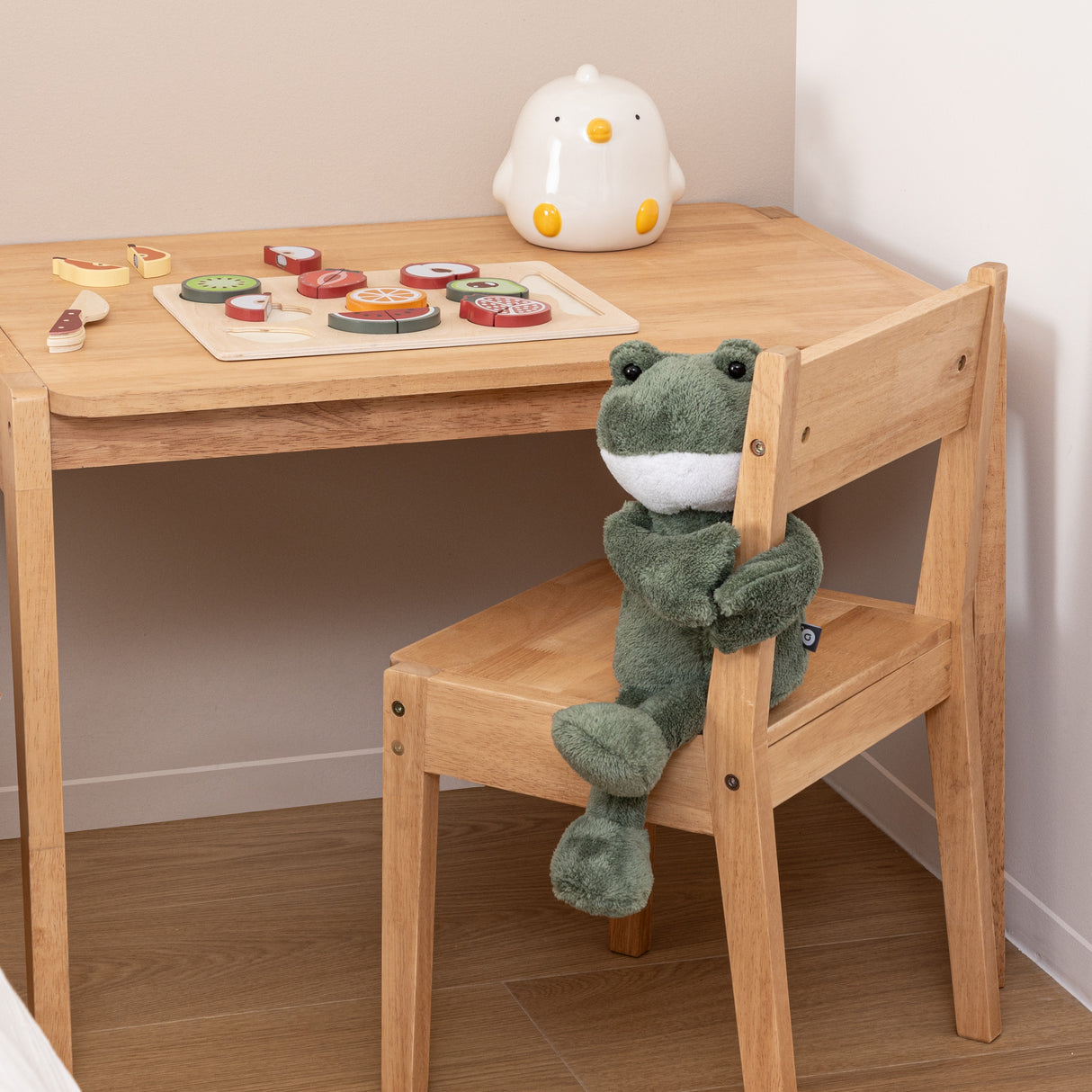 Jucărie de pluș pentru copii Atmosphera, Broască Loes, 35 cm