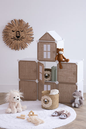 Castel de depozitare pentru copii King, Utah, 95x109cm