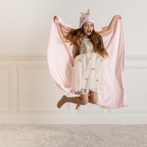 Pătură pentru copii cu glugă Atmosphere Unicorn, 100x140 cm
