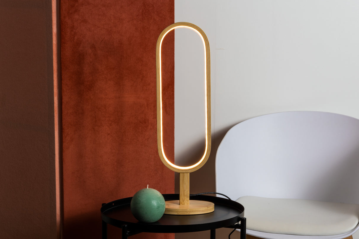 Lampă de noapte Atmosphera Finn, 57 cm, Bambus