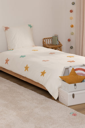 Lenjerie de pat pentru copii Atmosphera Star, 140x200 cm, bumbac