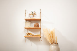 Raft de perete Atmosphere Blaise, Heveia, 105x60 cm