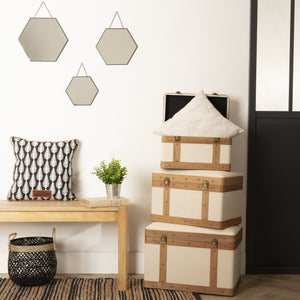 Set cutii de depozitare Atmosphera Norah, 39/44/51 cm