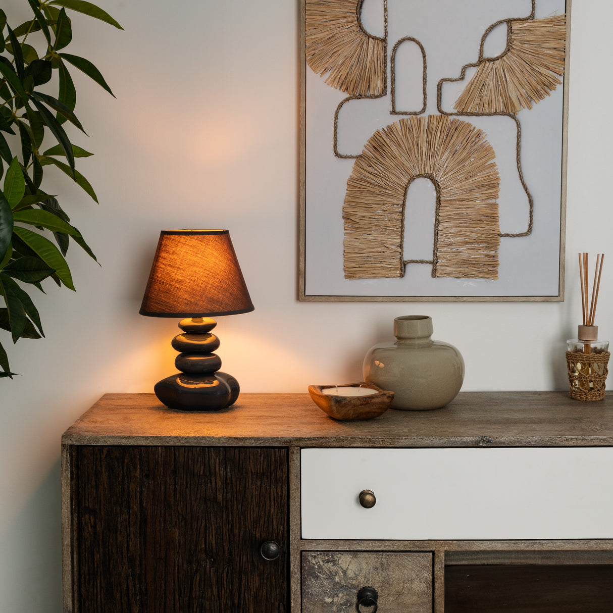 Lampă de noapte Atmosphera Leny, 31 cm, diverse culori