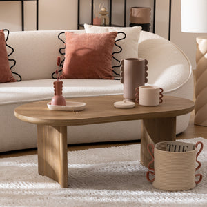 Masă de cafea Atmosphera Lousada, 110x60 cm, salcâm, MDF