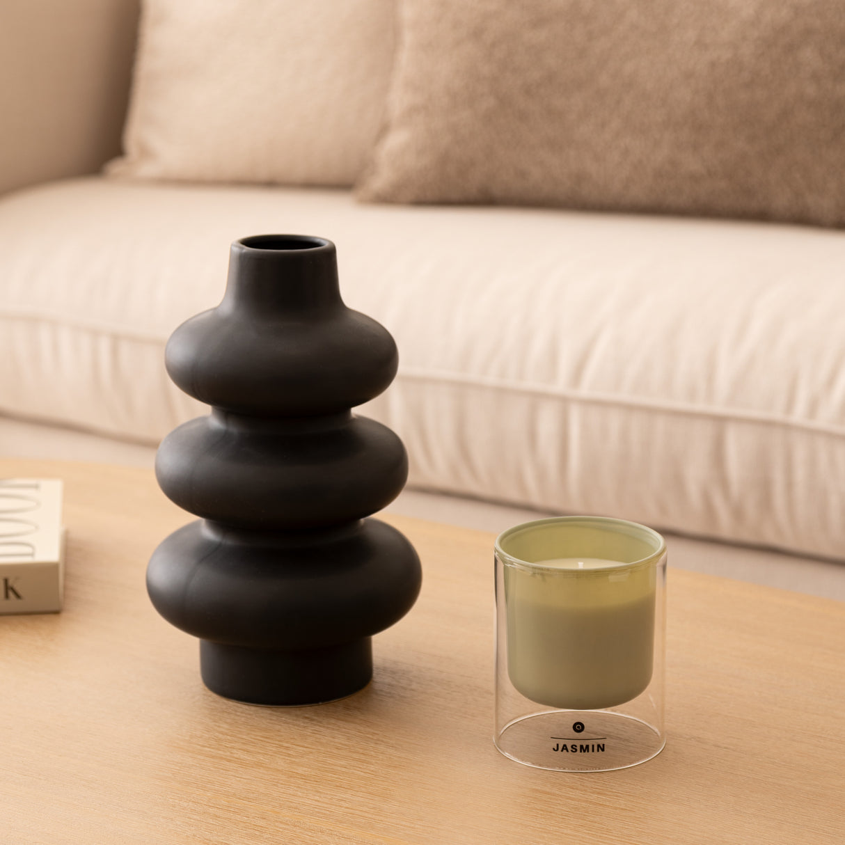 Masă de cafea Atmosphera Lousada, 110x60 cm, salcâm, MDF