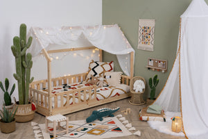 Lenjerie de pat reversibilă pentru copii Atmosphera Oasis, 140x200 cm, bumbac