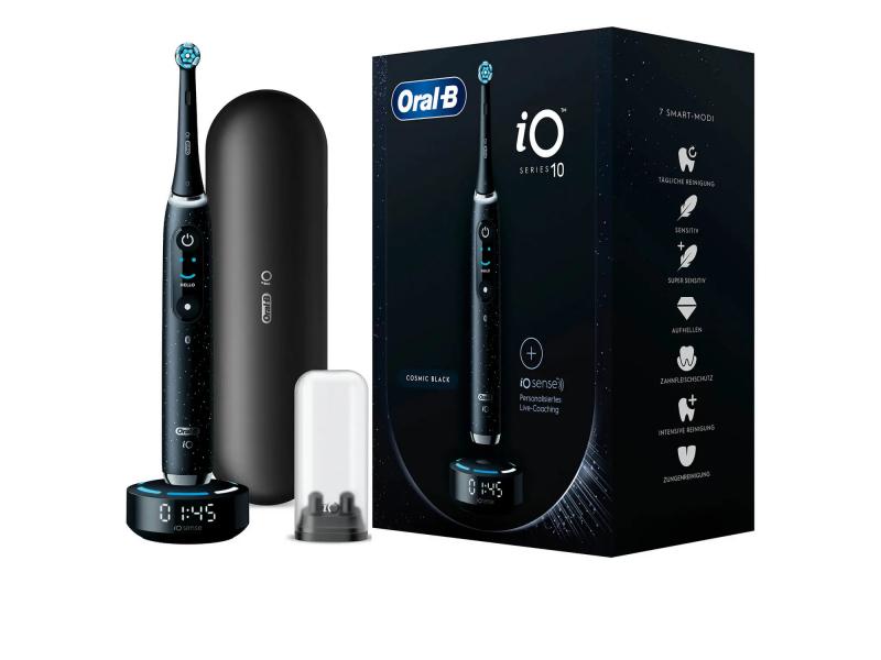 Periuță de dinți electrică Oral-B io 10, cu inteligență artificială, neagră