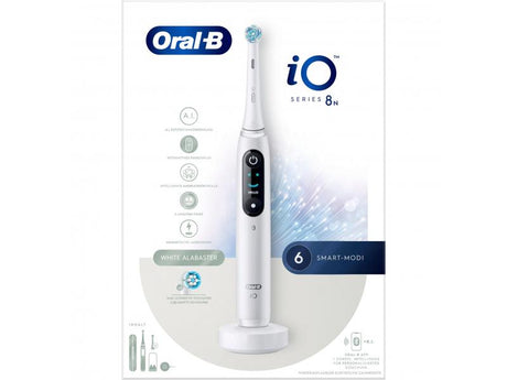 Periuță de dinți electrică Oral-B iO 8 Alabaster, albă